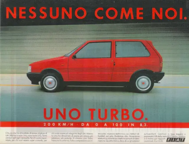 Agorauto Fiat Uno 40 anni